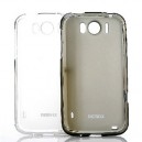 Siliknov&eacute; gelov&eacute; p&uacute;zdro pre HTC Sensation XL + screen protector, Remax transparent