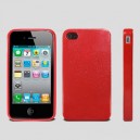 iPhone 4s/4 silikónové púzdro, Diamond Gel red