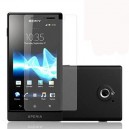 Ochranný zadný kryt pre Sony Ericsson Xperia Sola, čierny