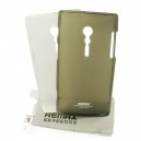 Silikónové gelové púzdro pre Sony Ericsson Xperia P + screen protector, Remax transparent