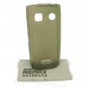 Silik&oacute;nov&eacute; gelov&eacute; p&uacute;zdro pre Nokia 500 + screen protector, Remax grey