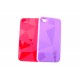 iPhone 4s/4 Gelové silikónové púzdro, fialový