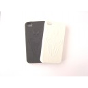 iPhone 4 silikónové púzdro, vrúbkované čierne