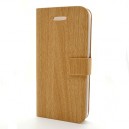 Diárové Púzdro pre Samsung Galaxy S3 - Wood ( Hnedé ）