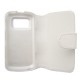 Kožené púzdro " knižka " KPK03/NOK N97, biele