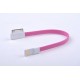 Dátový kábel pre iPhone 4/4s, iMagnet pink ( box )
