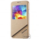 Flip Púzdro G-CASE Sport pre Samsung Galaxy S5, ( zlaté )