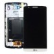LCD+dotyková plocha + rámik pre LG G3 titánovo čierny