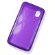 Silikónové púzdro LG KP500 Cookie, púzdro LUX, tmavo fialové