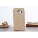 Púzdro Wood pre Samsung Galaxy S6 , bledo hnedé drevo