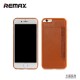 REMAX Carnot kožené zadné púzdro pre iPhone 6/6s krémové