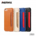 REMAX Carnot kožen&eacute; zadn&eacute; p&uacute;zdro pre iPhone 6/6s hned&eacute;