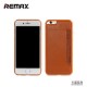 REMAX Carnot kožené zadné púzdro pre iPhone 6/6s Plus krémové