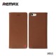 REMAX EARL kožené diárové púzdro pre iPhone 6/6S čierne