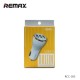 REMAX DOLFIN RC206 autonabíjačka 2xUSB/2,4A ružová