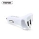 Autonabíjačka 2xUSB/3.4A, Remax Aliens ( biela )