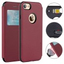 Multifunkčné Flip Púzdro pre iPhone 7 ( 4.7" ) G-Case Duke Series, červené