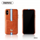 REMAX BERT p&uacute;zdro pre iPhone X čierne