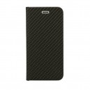 Diárové púzdro LUNA CARBON  pre Samsung Galaxy A34 5G, čierne