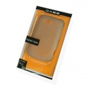 Samsung S5660 Galaxy Gio ochranné silikónové púzdro + ochranná fólia LCD, LUXURY TPU transparent white