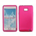 Samsung i9100 Galaxy S II ochrann&yacute; zadn&yacute; hlin&iacute;kov&yacute; kryt + ochrann&aacute; f&oacute;lia LCD, strieborn&yacute;