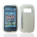 Nokia C6-01 ochranné silikónové púzdro TPU, transparent grey