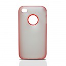 iPhone 4 ochrann&yacute; zadn&yacute; kryt Duo, &scaron;ed&yacute; transparent