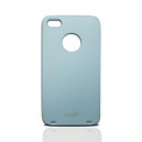 iPhone 3GS ochranný zadný kryt + ochranná fólia LCD, bledo modrý