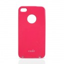 iPhone 4 ochrann&yacute; zadn&yacute; kryt + ochrann&aacute; f&oacute;lia LCD, ružov&yacute;