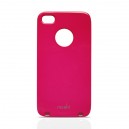 iPhone 4 ochranný zadný kryt + ochranná fólia LCD, pink 1