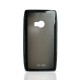 Nokia N8 ochranné silikónové púzdro iCase Pro + ochranná fólia LCD, black
