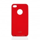iPhone 4 ochrann&yacute; zadn&yacute; kryt + ochrann&aacute; f&oacute;lia LCD, modr&yacute;