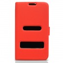 Púzdro na SAMSUNG i9220 Galaxy Note, Smart Cover, červené