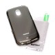 Silikónové gelové púzdro pre Samsung i9100 Galaxy S II + screen protector, Remax grey