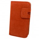 Di&aacute;rov&eacute; semi&scaron;ov&eacute; p&uacute;zdro pre Samsung Galaxy Note 2, LuxuryII Tmavo hned&eacute;