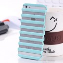 Ochrann&yacute; zadn&yacute; kryt pre iPhone 4/4s - Zigzag Fashion tmavomodr&eacute;