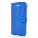 Di&aacute;rov&eacute; P&uacute;zdro pre Samsung i9500 Galaxy S4 - Wood ( Tmavohned&eacute; ）