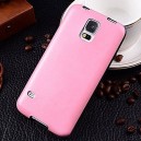 &Scaron;t&yacute;lov&eacute; PU p&uacute;zdro pre Samsung Galaxy S5, ružov&eacute;