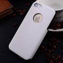 &Scaron;t&yacute;lov&eacute; PU p&uacute;zdro pre iPhone 5/5s, biele
