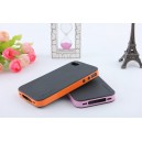 Ochrann&yacute; zadn&yacute; kryt pre iPhone 4/4s, Hybrid ( tmavo ružov&yacute; )