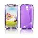 Silikónové púzdro pre Samsung i9500,S4 Lux S-line fialová