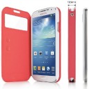 Luxusn&eacute; Flip p&uacute;zdro CAPDASE Baco pre Samsung Galaxy S4, ( biele )