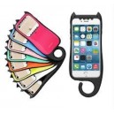 3D Silik&oacute;nov&eacute; p&uacute;zdro myCat pre iPhone 6 čierne