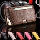 Ochrann&yacute; zadn&yacute; kožen&yacute; kryt pre iPhone 6 ružov&yacute;