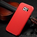 Kožen&eacute; P&uacute;zdro pre Samsung Galaxy S6 Edge , ( tmavo ružov&eacute; )