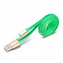 USB Dátový kábel pre iPhone 5/5s/5c/6/6 plus/iPad, MyMax Nano, zelený
