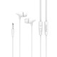 Stereo sluchátka iMyMax pre mobilné telefóny Samsung, Sony, iPhone, ( biele )