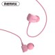 Stereo sluchátka Remax RM502 pre mobilné telefóny Samsung, Sony, iPhone, ( červené )