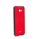 GLASS case pre Samsung J4 + (J4 PLUS) biele