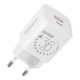 OBAL:ME GaN Cestovn&aacute; Nab&iacute;jačka USB-A + 2xUSB-C 65W White